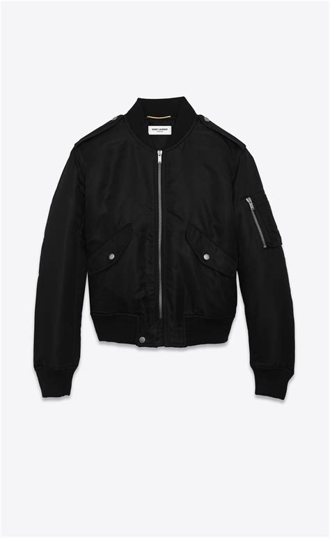 ysl jacket bomber|st laurent bomber jacket men.